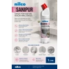 Nilco 3202681 Quick Sanipur Hassas Yüzeyler İçin Günlük Kireç Sökücü 1 lt