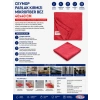 Ceymop Parlak Kırmızı Mikrofiber Bez 40x40 cm