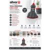 Silver Home Vidalı Mikrofiber Havlu Mop 105x55 cm Jumbo Boy