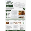 Policap 3 Bölmeli PP Kebap Kabı Koli içi 75 Adet (Starcup)