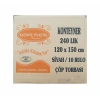 Kazanç Plastik 240lık Konteyner 120x150 cm 10lu 10 Rulo 55 Mikron Siyah