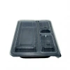 Orego Siyah Mikrodalga Yemek Seti 3 Göz Takım 235x194x50 80li (Niceplast)