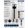 Dayco Çöp Hazneli Krom Küllük  430 S.S 22x60 cm