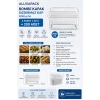 Allisapack Bombe Kapak Sızdırmaz Kap 2000 grlık 4 paket x 50li = 200 adet