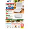 Anı Hamburger Köpük Tabağı 8-B 250li