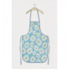 Trade Plast Çiçek Desenli Mavi Bulaşık Önlüğü