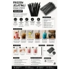 Frozen Jelatinli Siyah Pipet 100 Adet