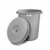 Kapaklı Çöp Kovas 90 Lt Gri Nossa