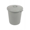 Kapaklı Çöp Kovas 90 Lt Gri Nossa