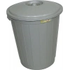 Kapaklı Çöp Kovası Herkül Boy 70 Lt Gri Planet
