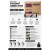 Kazanç Plastik 80x110 Standart Çöp Torbası .Jumbo Siyah 20 Rulo 300 Gr 37 Micron