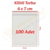 Kilitli Torba 6*7 / 12 Pkt