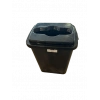 Nossa CKK-1177 Siyah Sıfır Atık Kovası XL 51*52 cm  70 Lt