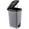Pedallı Çöp Kovası 40 Lt Gri (İç Kovalı)
