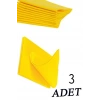 Sarı Temizlik Bezi 3Lü 35*38
