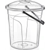 Şeffaf Kapaklı Su Kovası 20 Lt*12