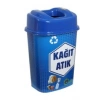 Mavi Renk Sıfır Atık Kovası 50 Lt