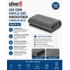 Silver Home 265 Gsm Havlu Gri Mikrofiber Temizlik Bezi 50x70 cm