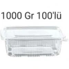 Sızdırmaz Kab 1000 Gr Düz Kapak 600 Ad (6*100)