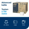Tork 127530 Rulo Tuvalet Kağıdı 2 Katlı 27 Rulo x 100 Yaprak