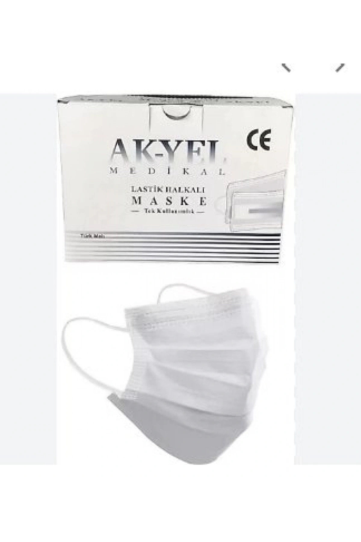 Maske Beyaz 100Lü