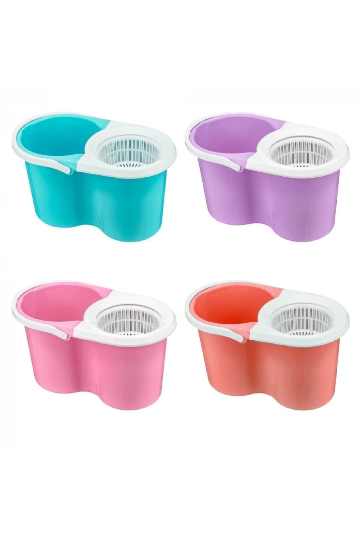 FLORA BALERİNA GALVANİZ SAPLI TEMİZLİK SETİ GRİ