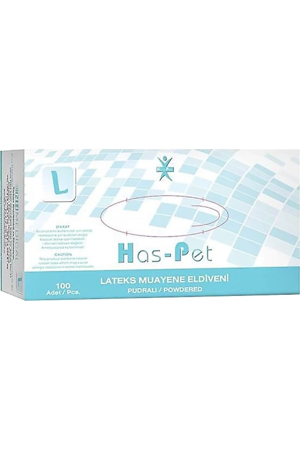 Latex Eldiven Pudralı Large / Has-Pet