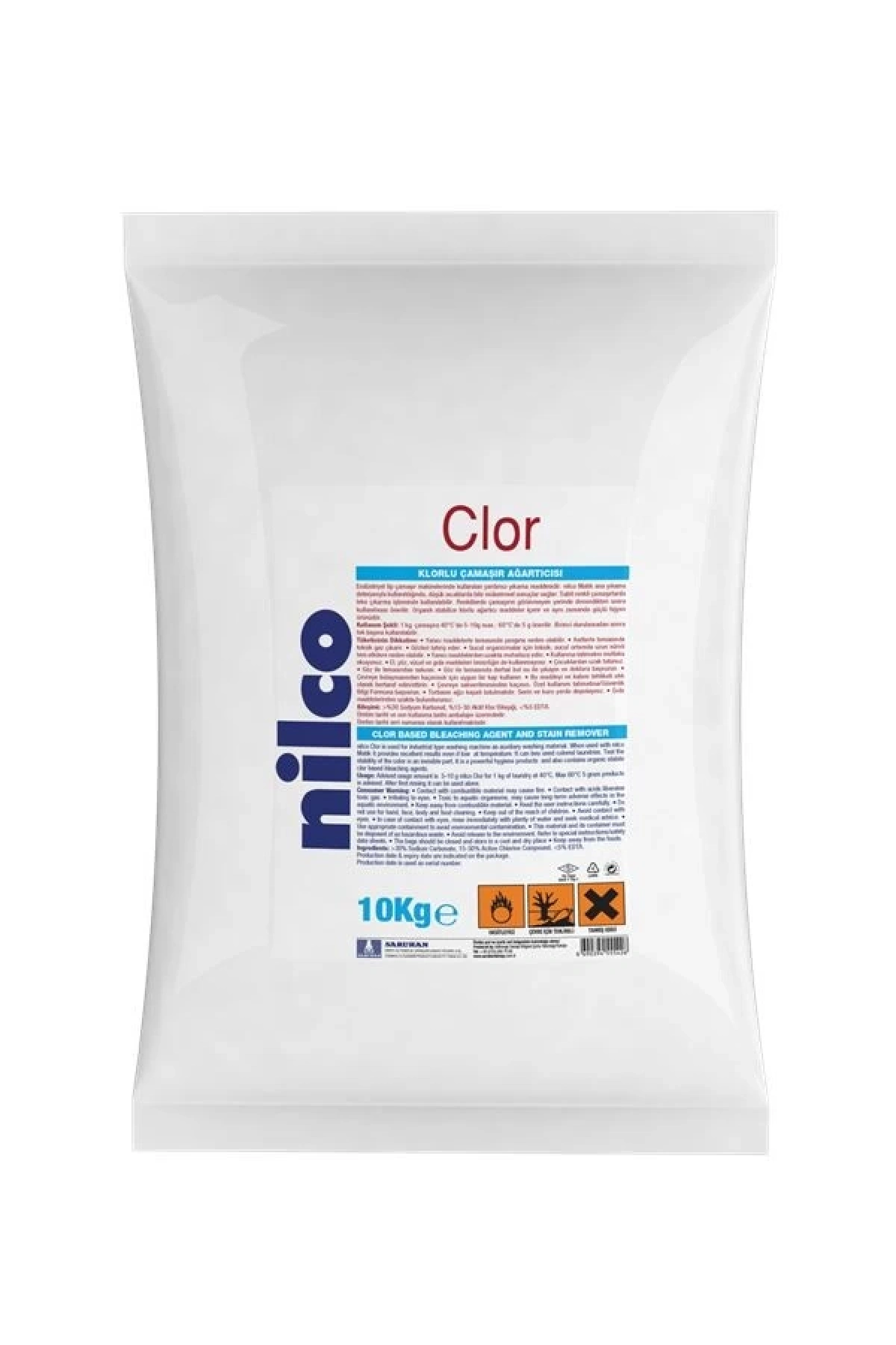 Nilco Clor Klorlu Ağartıcı Ve Leke Çıkarıcı 10 Kg