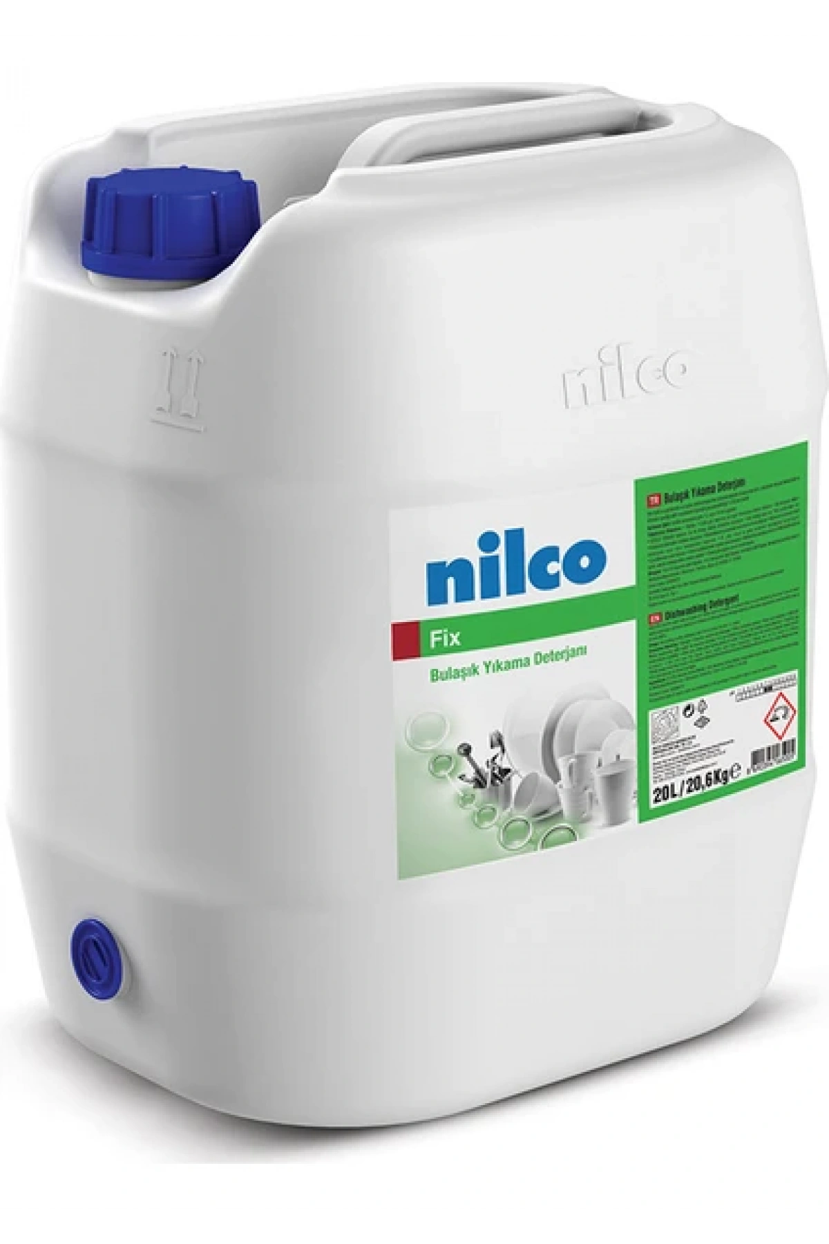 Nilco Fix Elde Bulaşık Deterjanı 20 Lt/20,4 Kg