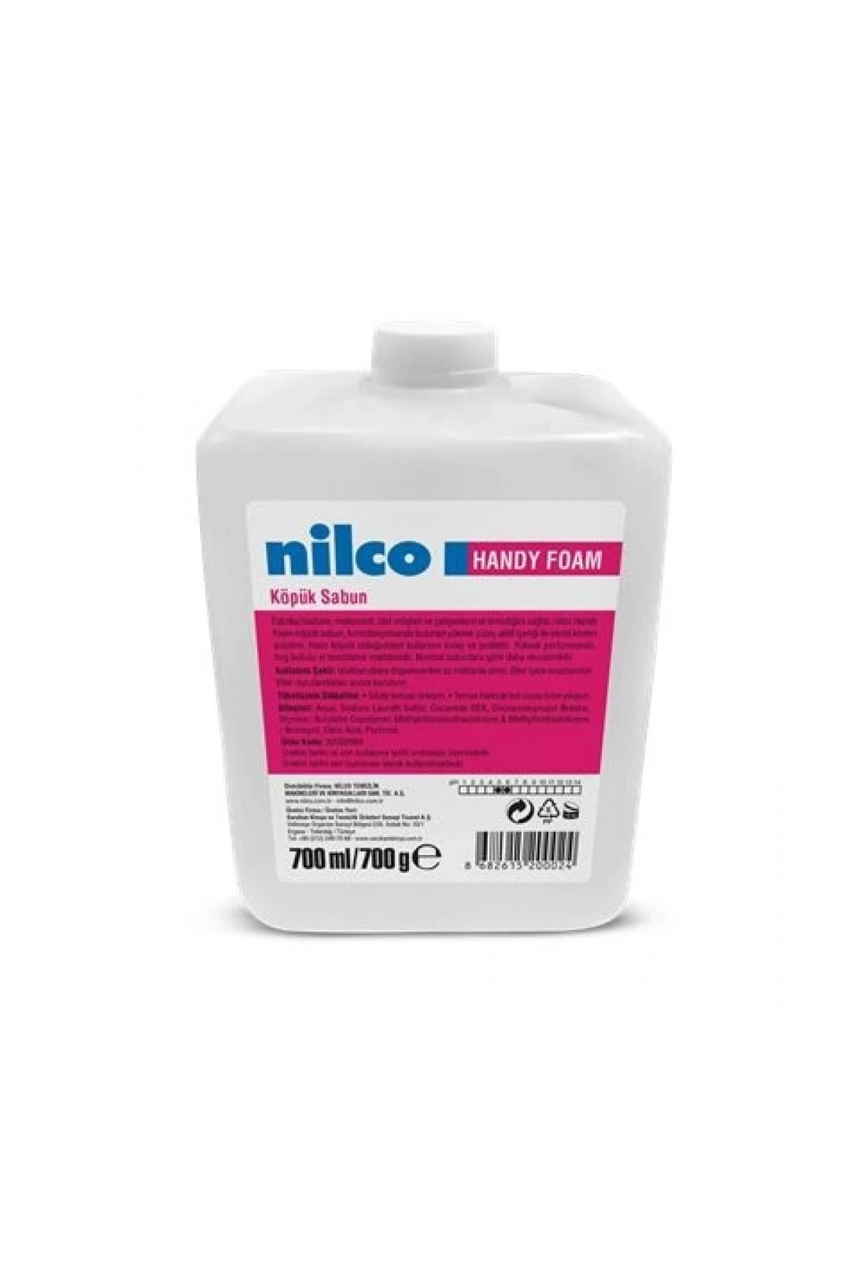 Nilco Handy Foam Köpük Sabun 700 Ml*12