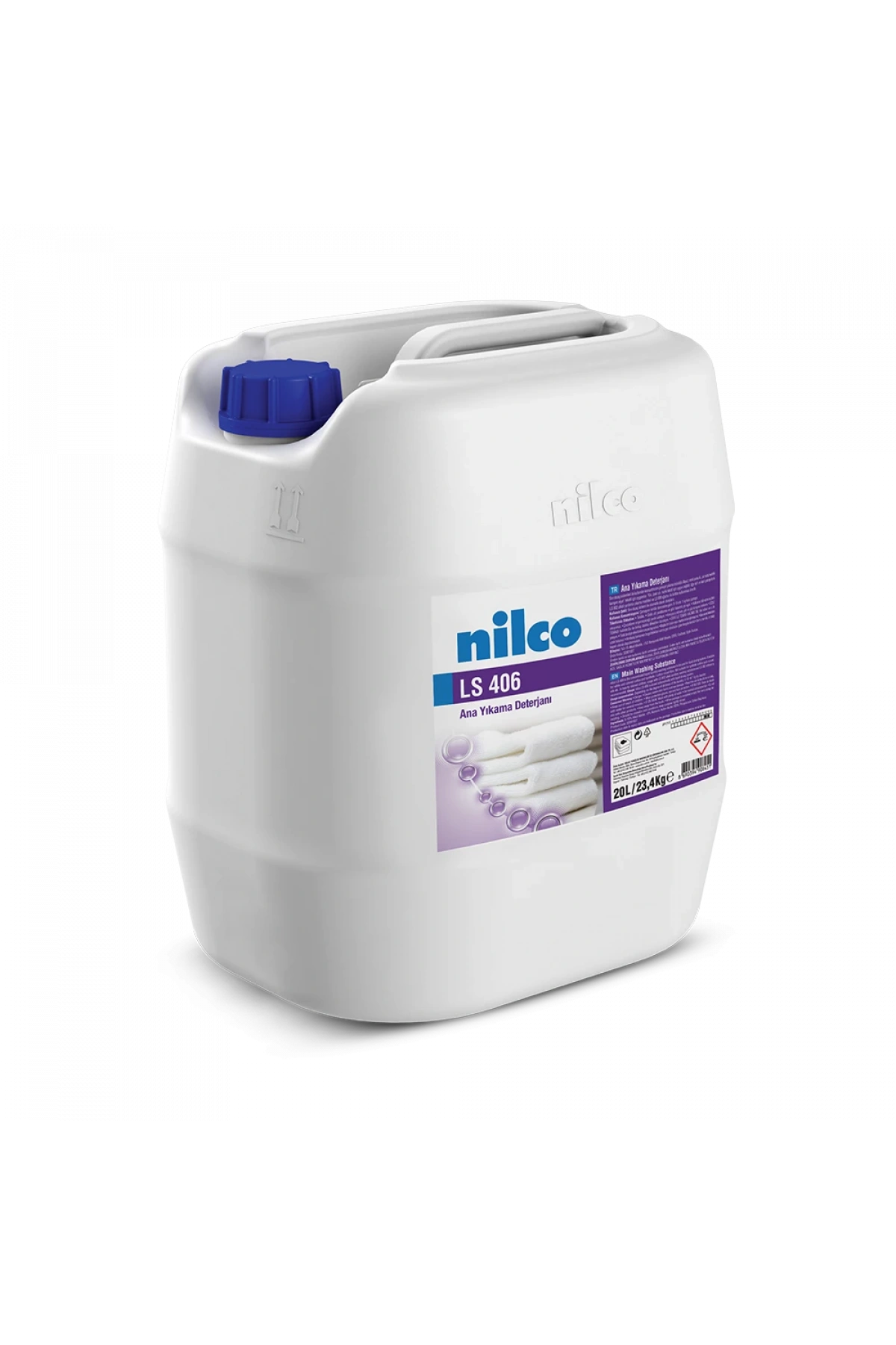 Nilco Ls 406 Optik Ağartıcılı Ana Yık. Det. 20 Lt (24Kg)