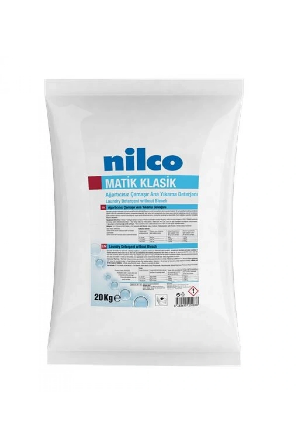 Nilco Matik Klasik (Ağartıcısız) 20 Kg
