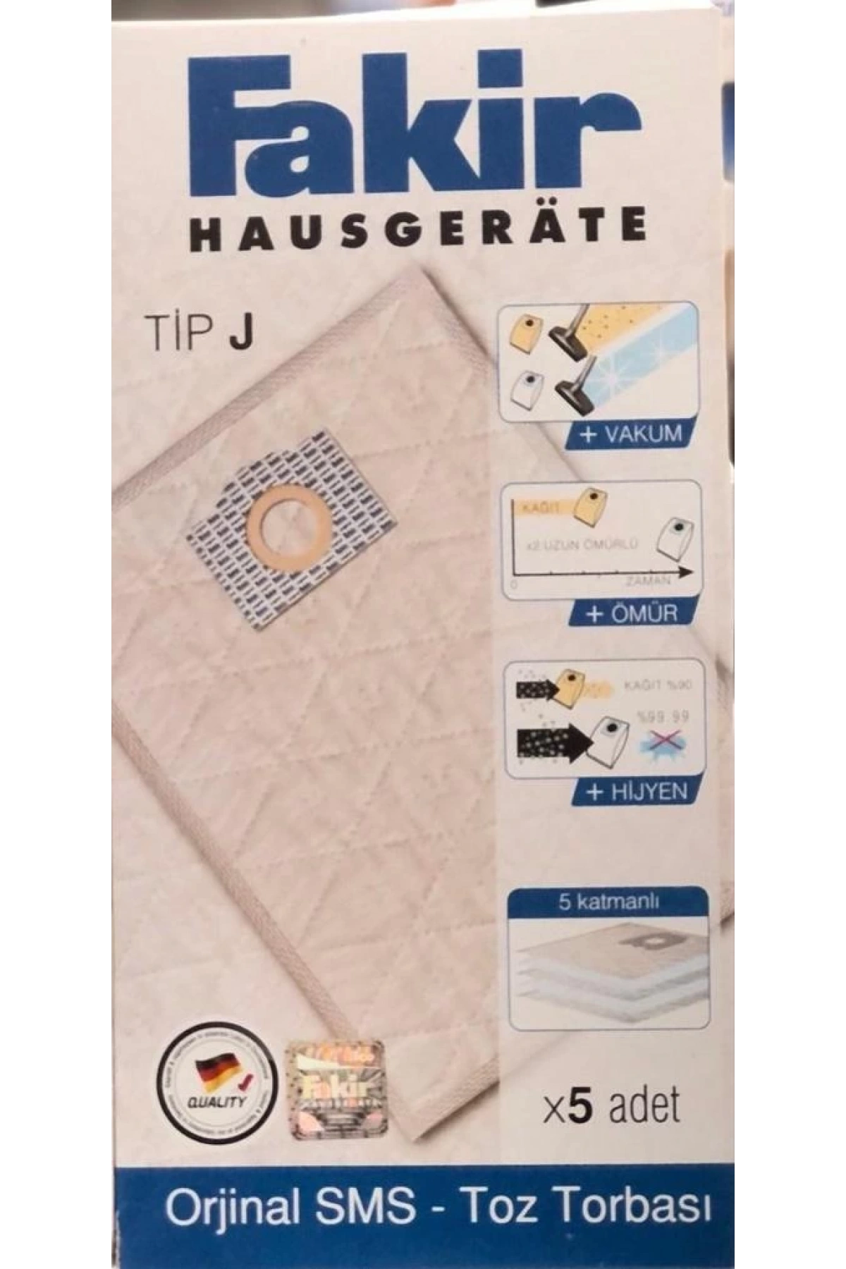 Nilco S 12 Toz Torbası Fakir 5Li