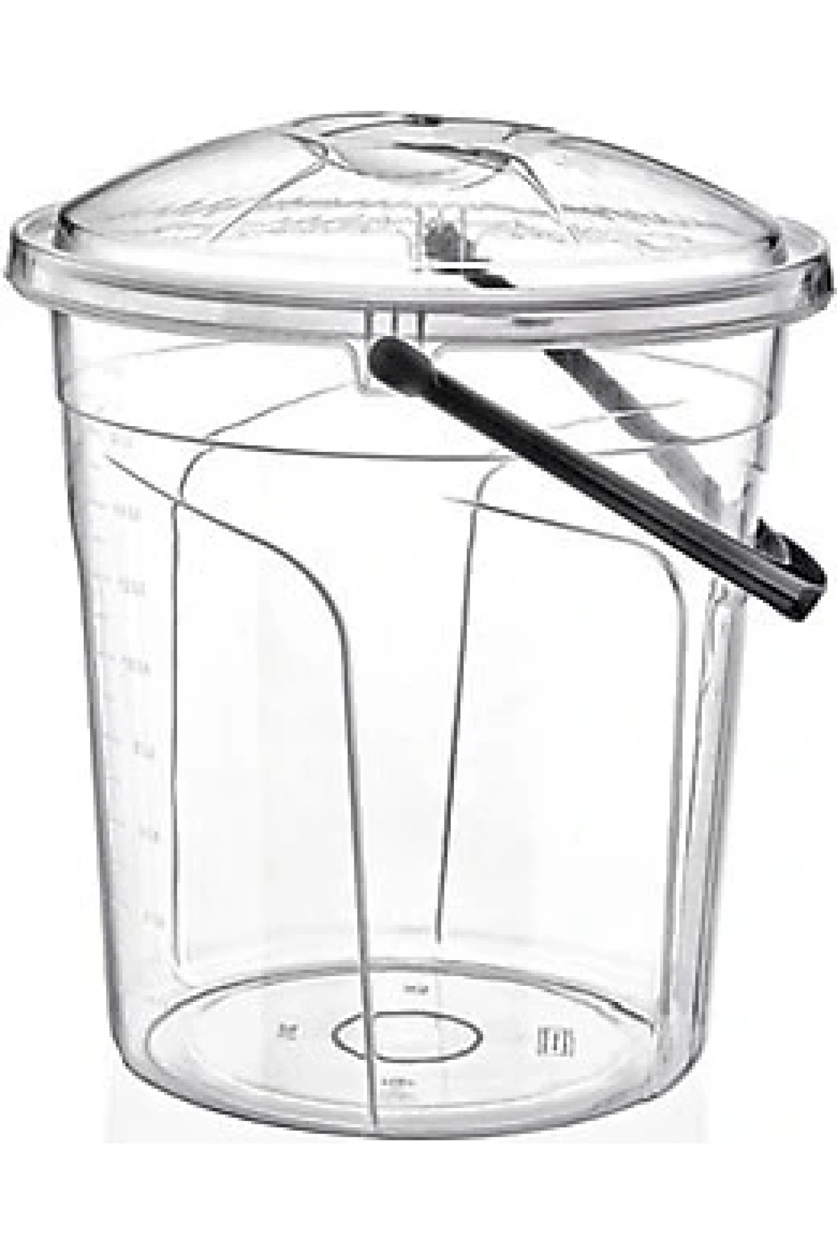 Şeffaf Kapaklı Su Kovası 20 Lt*12