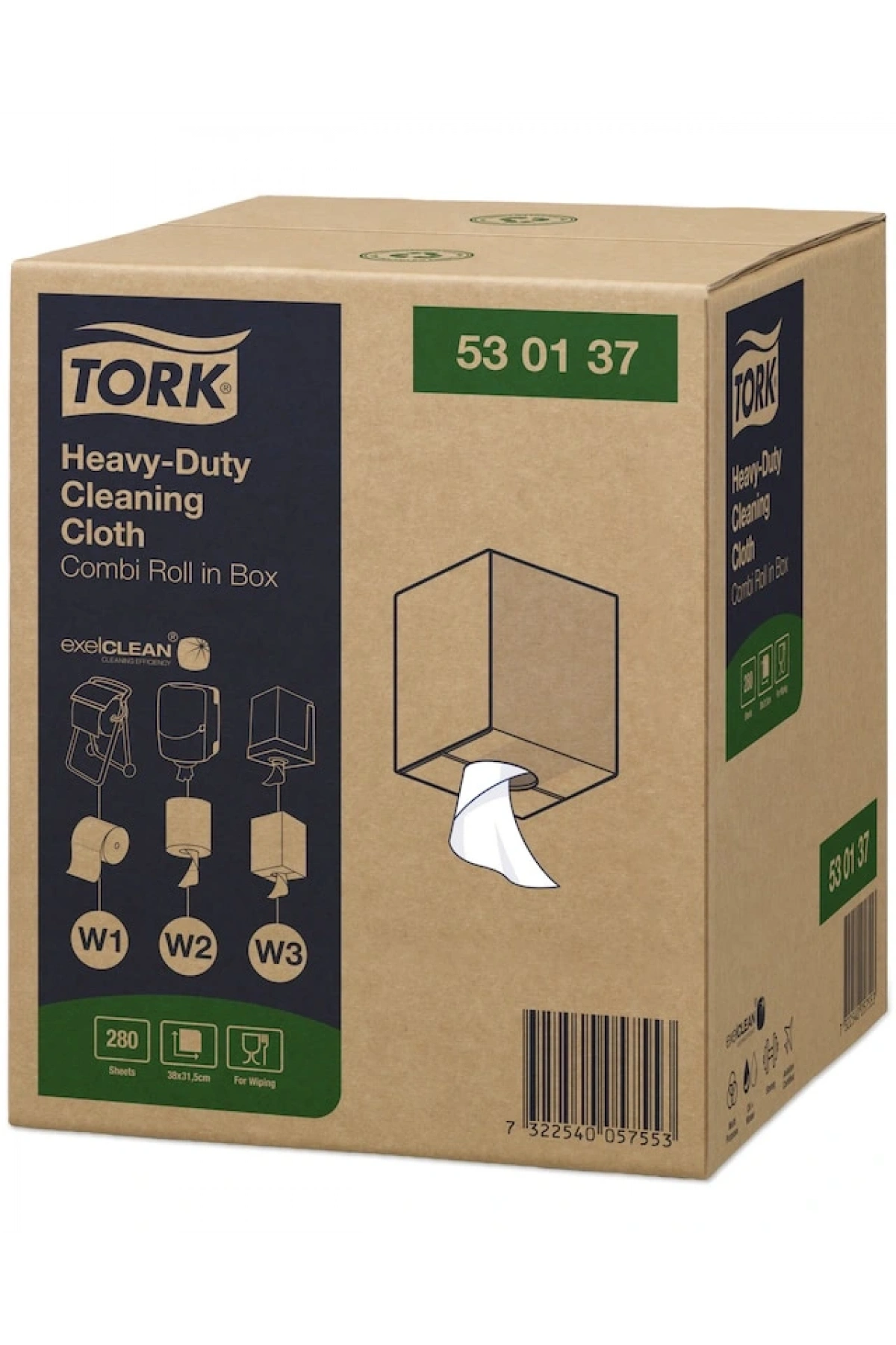 Tork Ağır Kir Temizlik Bezi 106M*1 (530137) (Nonwoven Bezi)