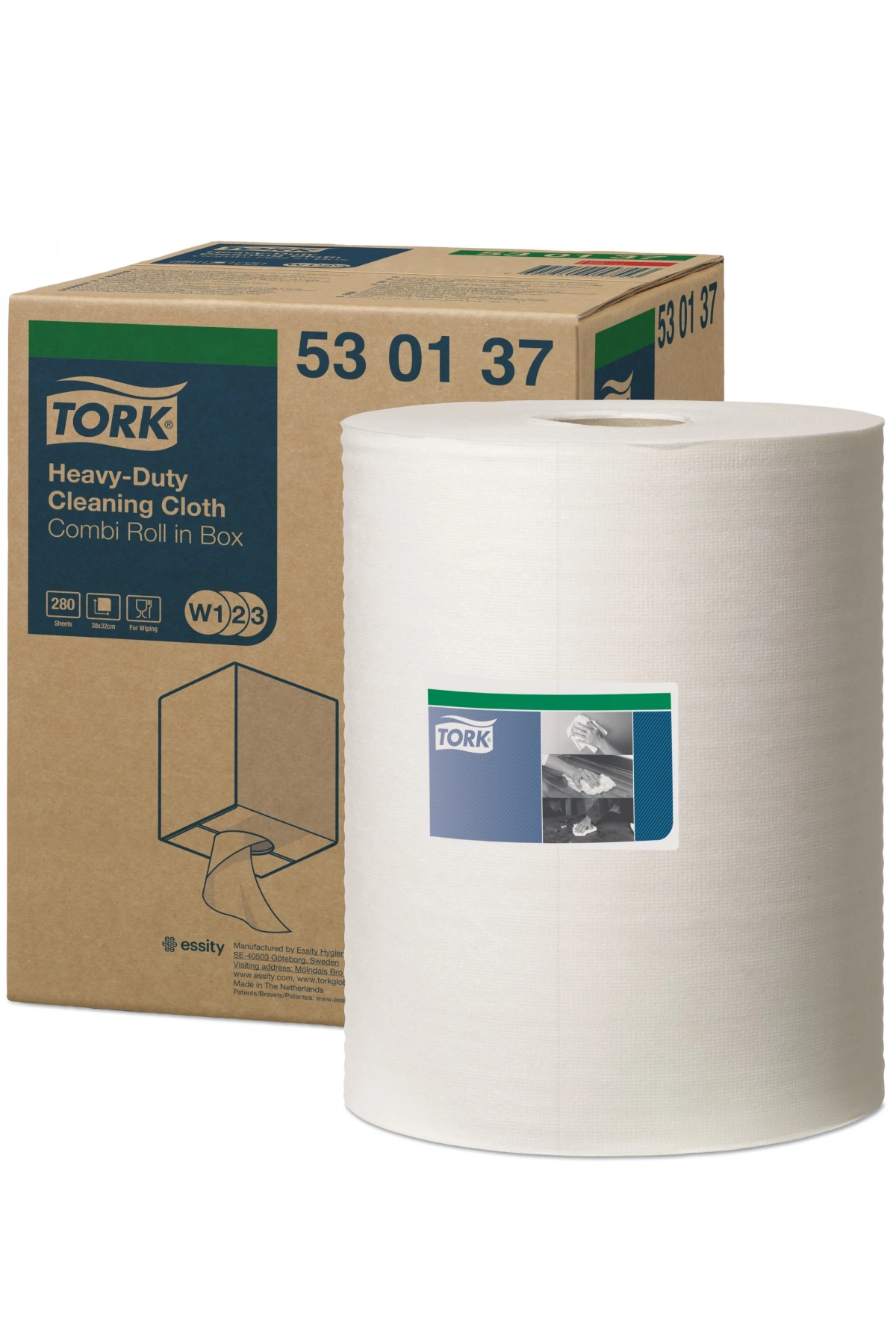 Tork Ağır Kir Temizlik Bezi 106M*1 (530137) (Nonwoven Bezi)