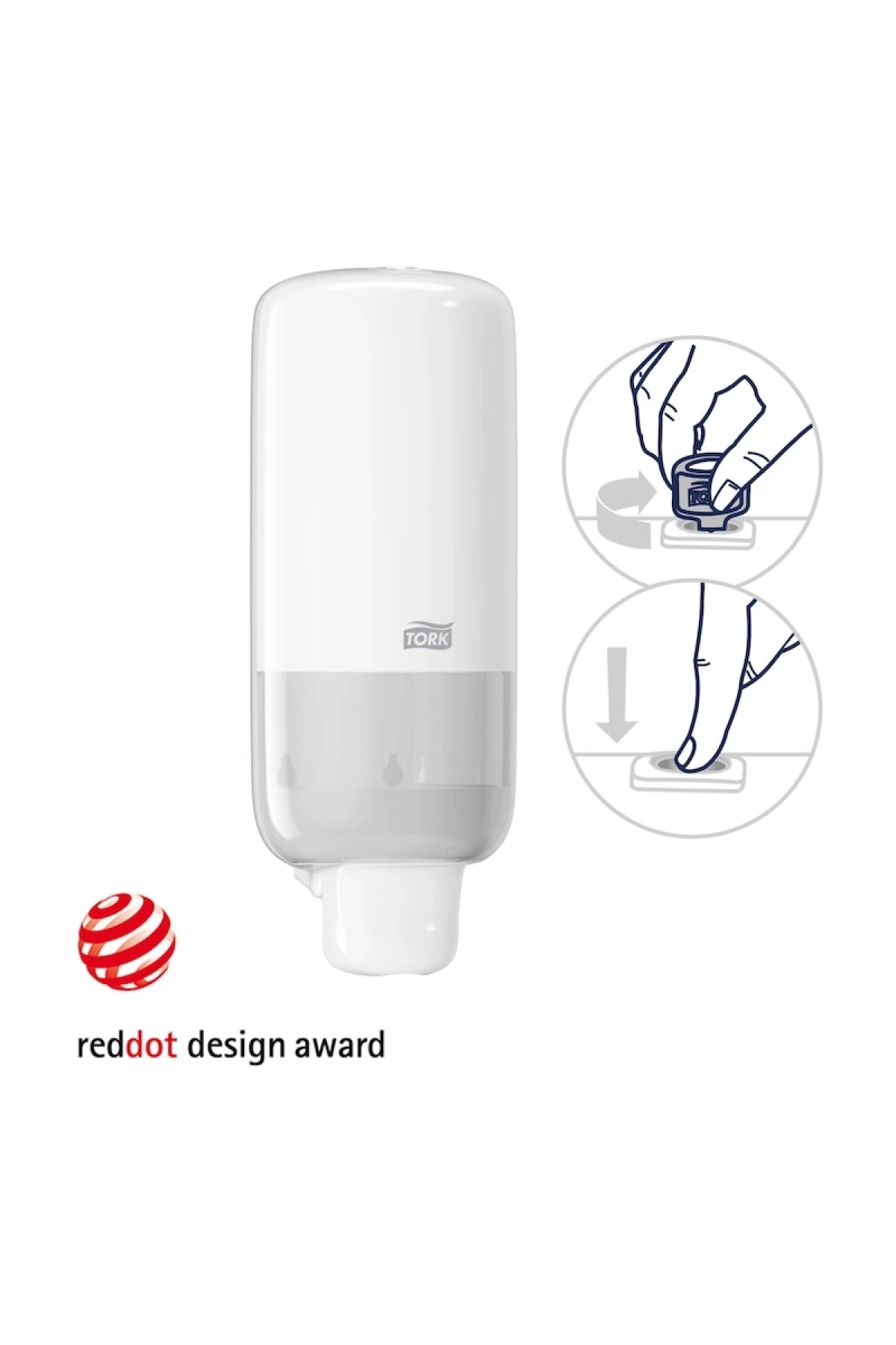 Tork Köpük Sabun Disp. Beyaz (561500)