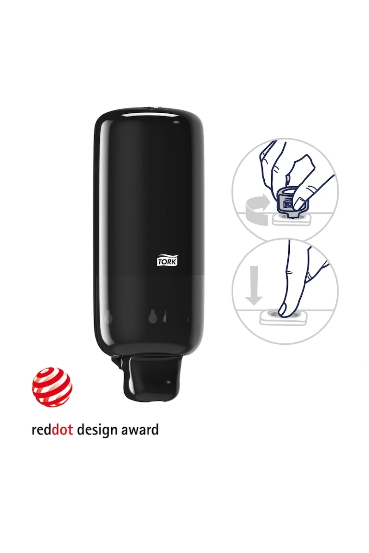 TORK KÖPÜK SABUN DİSP. SİYAH (561508)