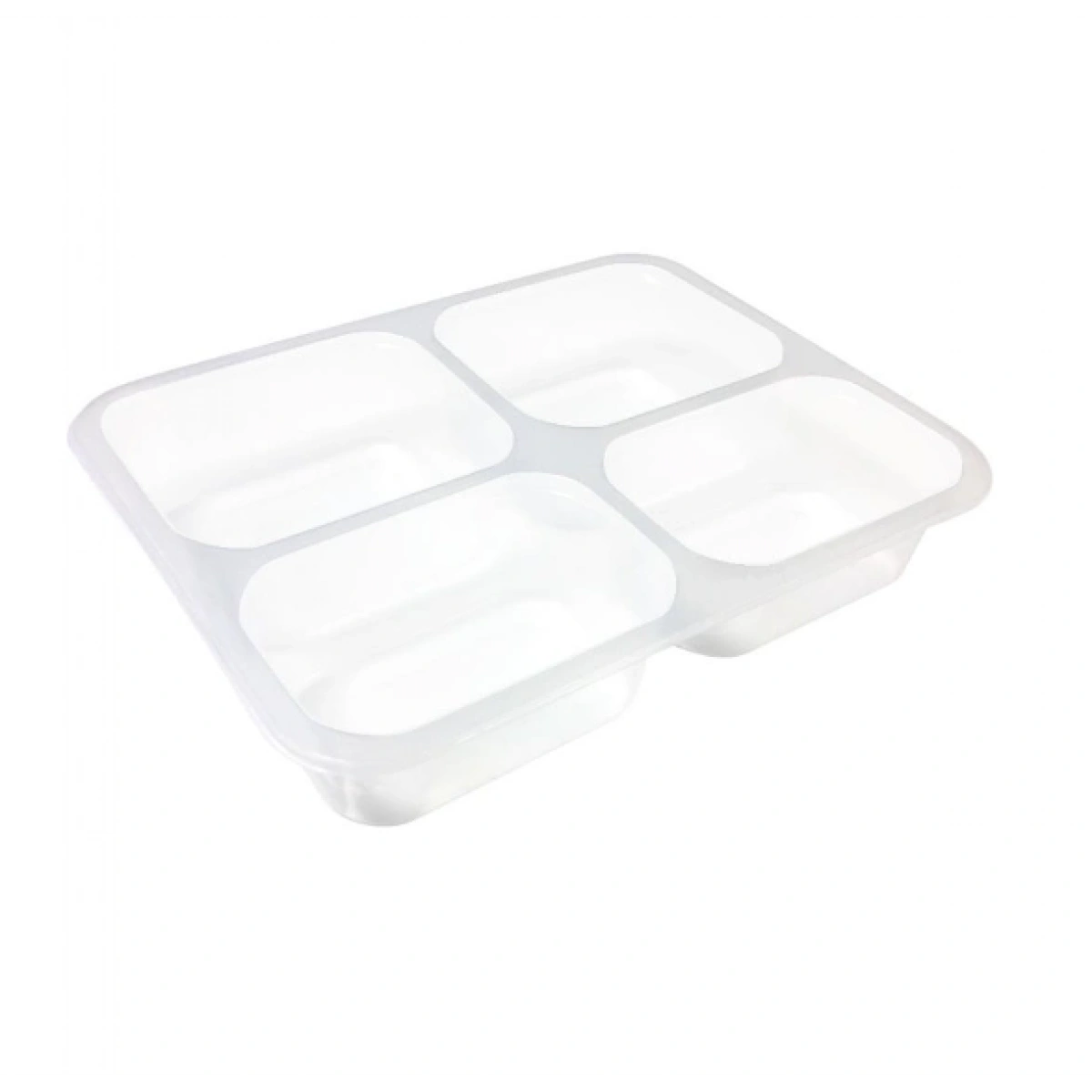 4 Göz Plastik Yemek Kabı