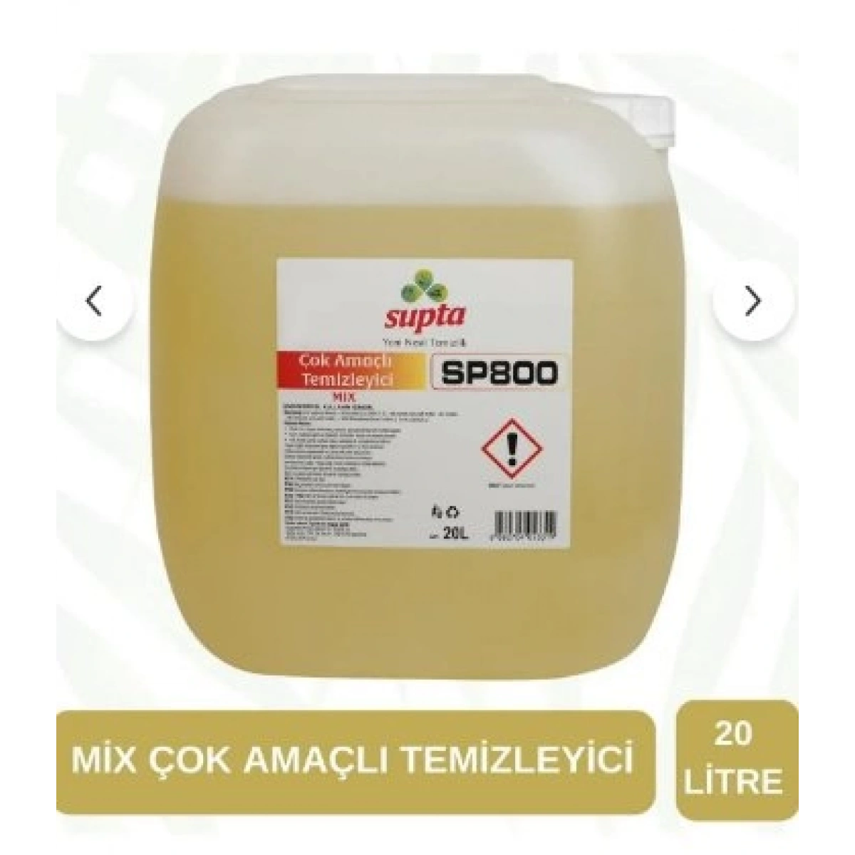 Supta Mix Sarı Güç 20 Lt