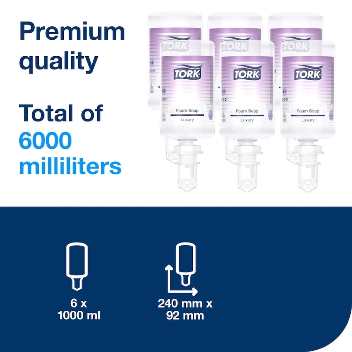 TORK MİLD KÖPÜK SABUN LÜX 1000 ML (524901)