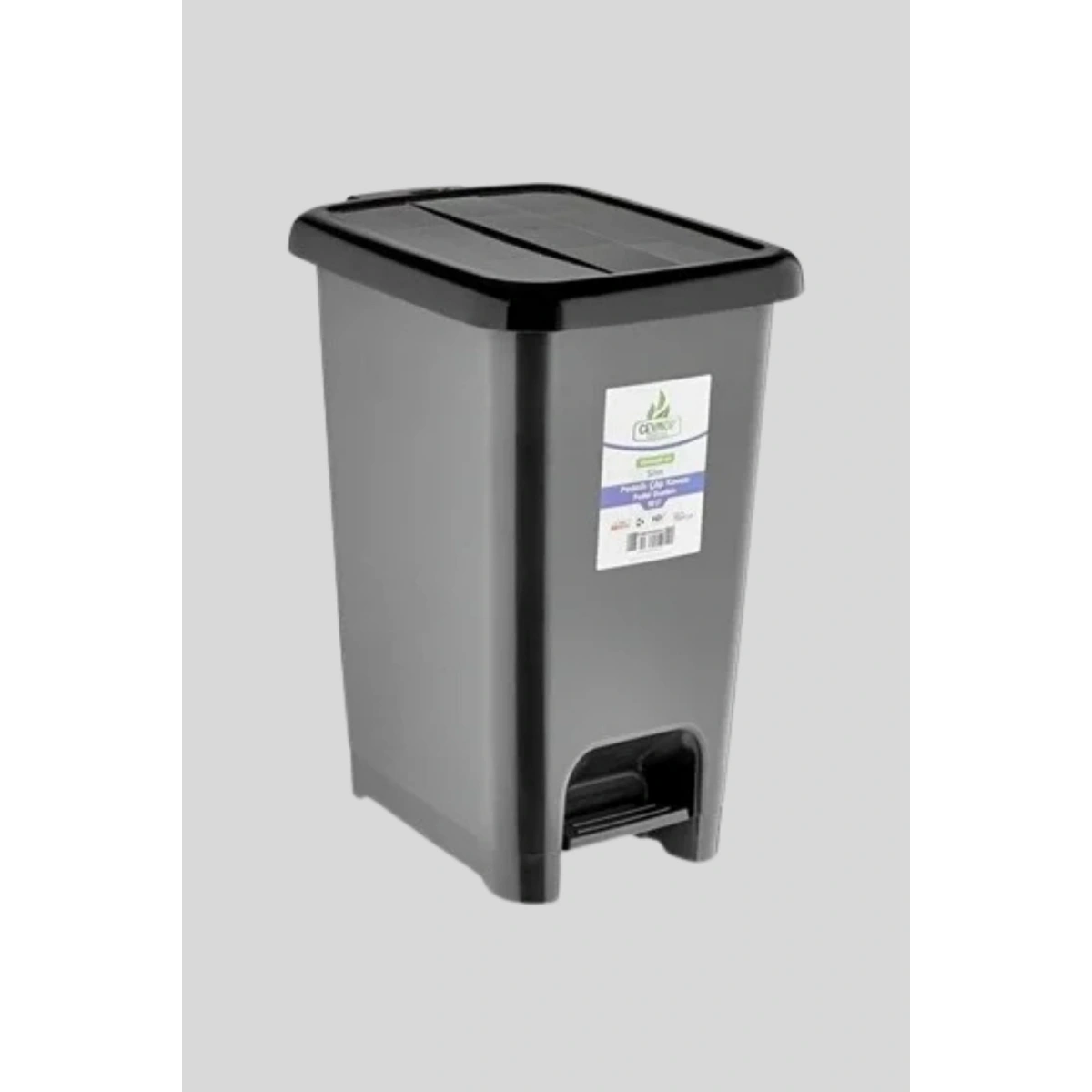 Ceymop Pedallı Slim Evsel Atık Çöp Kovası 50 L 33*43*53 cm