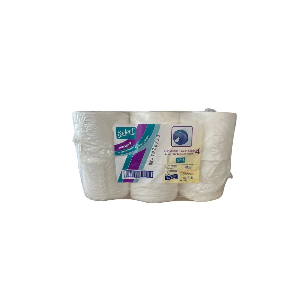 Select İçten Çekmeli Tuvalet Kağıdı (Jumbo T.K.) 12 Rulo 4 Kg