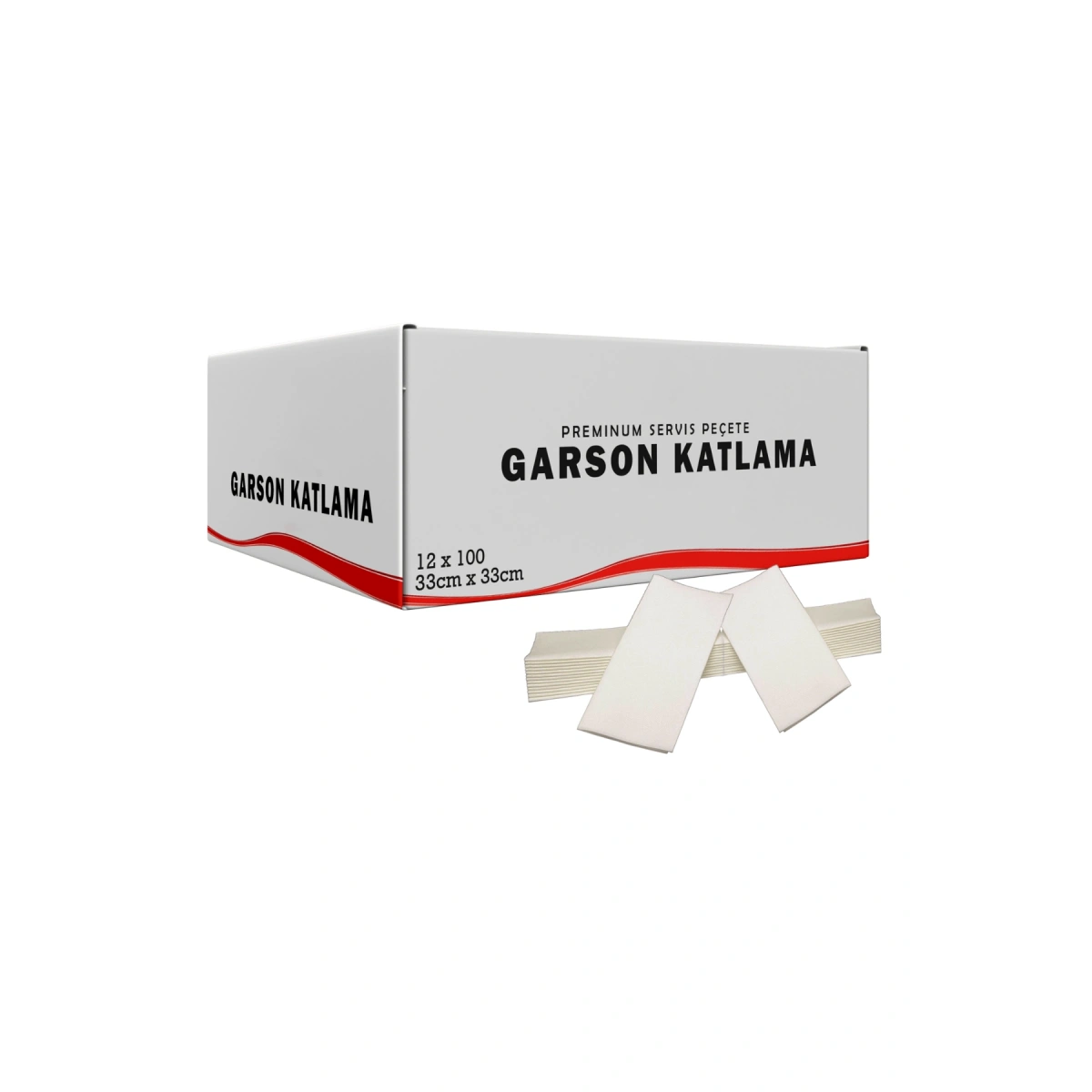 Foryu Garson Katlama Peçete 33x33-12x100 2 Katlı