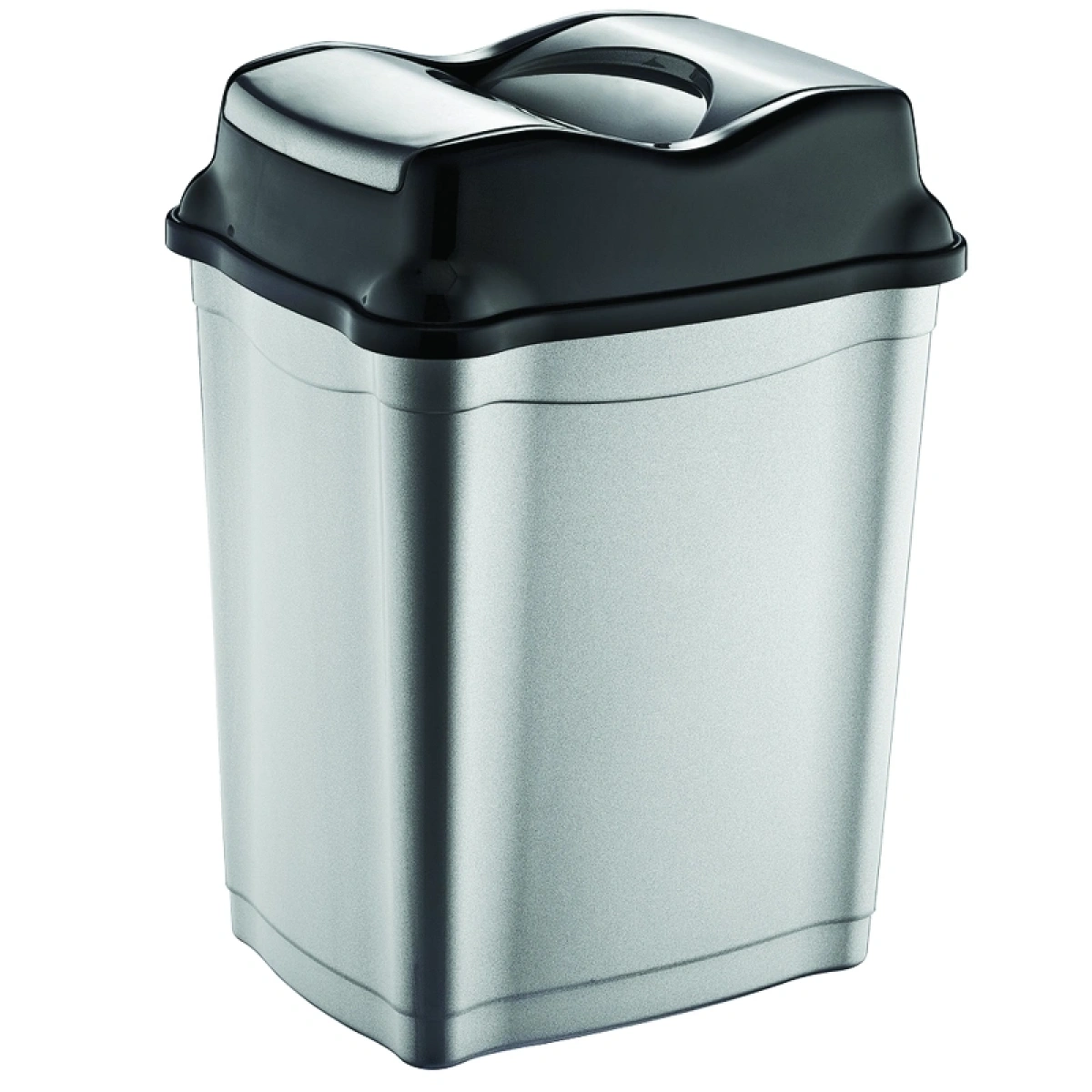 Antrasait Girdap Çöp Kovası 50 lt. 48x30x62 cm