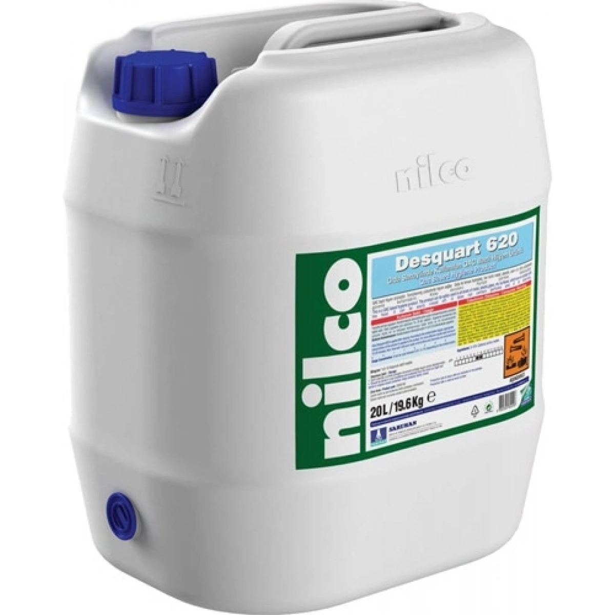 Nilco Desquart 620 20 lt / 20 kg (Qac Bazlı Yüzey Dezenfektanı)
