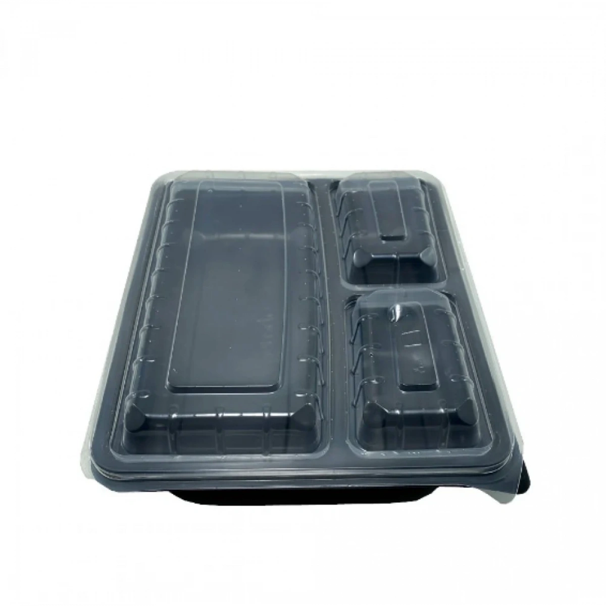 Orego Siyah Mikrodalga Yemek Seti 3 Göz Takım 235x194x50 80li (Niceplast)