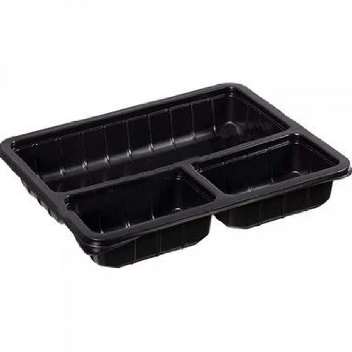 Orego Siyah Mikrodalga Yemek Seti 3 Göz Takım 235x194x50 80li (Niceplast)