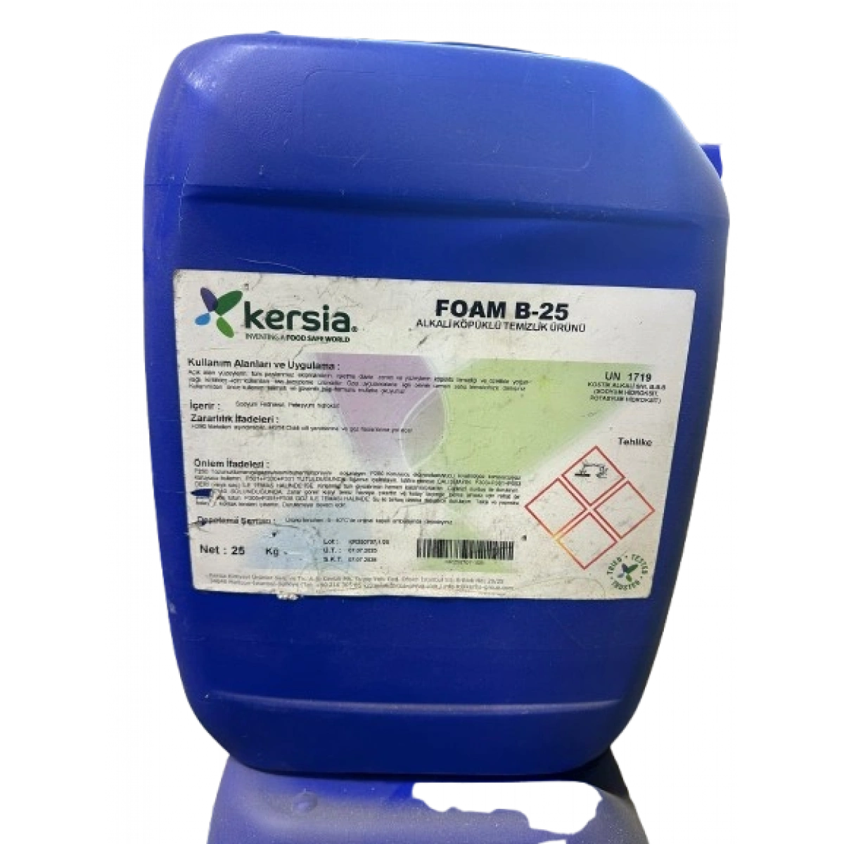 Kersia FOAM B-25 (Köpüklü Alkali Temizlik Ürünü) 25 kg