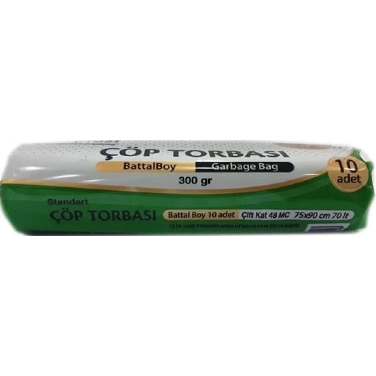 Atiplast SK007209 Jumbo Boy Siyah Çöp Torbası 20 Rulo, 80*110 cm, 500 gr